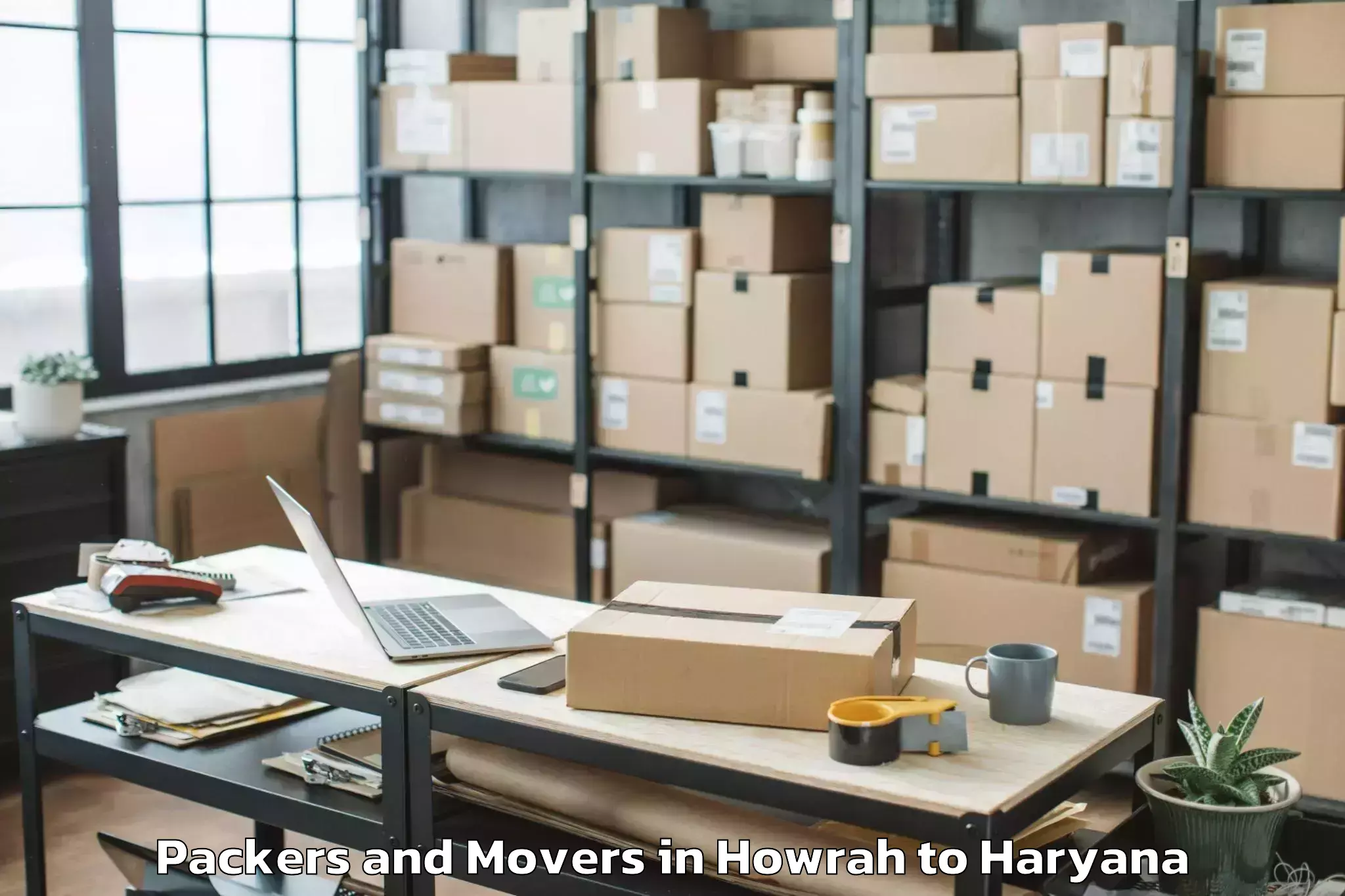 Howrah to Karnal Packers And Movers Booking